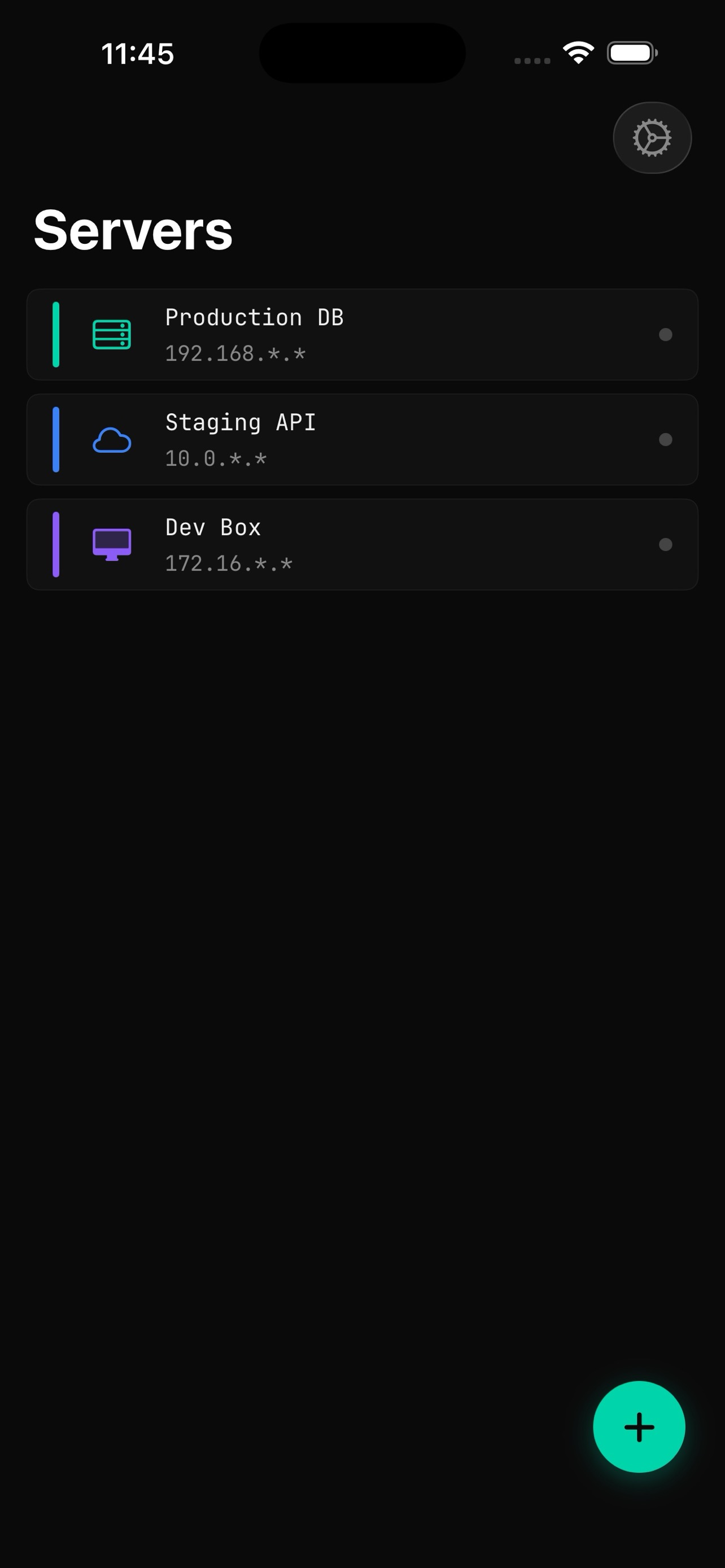 Server List